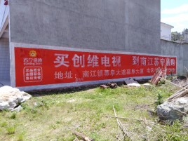 东至墙体广告公司全面解决农村墙体广告痛点