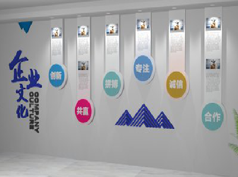 东至企业文化墙需要传递什么办公文化？